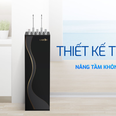 Máy lọc nước nóng lạnh RO Mỹ 11 lõi Karofi KAD-D66S Pro - Giao trước lắp sau miễn phí toàn quốc - Bảo hành 36 tháng - Hàng chính hãng