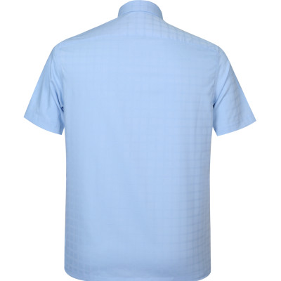 Áo sơ mi nam tay ngắn form suông vạt ngang Khatoco A1MN468T2-CNMK521-2605-N