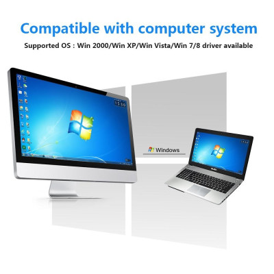 Cáp USB Chuyển Đổi Dữ Liệu Kết Nối Máy Tính Với Máy Tính Đồng Bộ Bàn Phím Chuột Smart KM Link - Hàng Nhập Khẩu