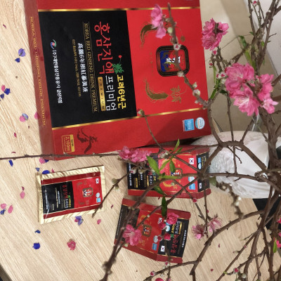 COMBO 2 HỘP Nước Hồng Sâm Hàn Quốc 6 Năm Tuổi - MYEONG KI SAM - Hàng Nội Địa Nhập Khẩu Chính Hãng - Hàm Lượng Hồng Sâm 9,9% - Hộp 30 Gói x 70ml