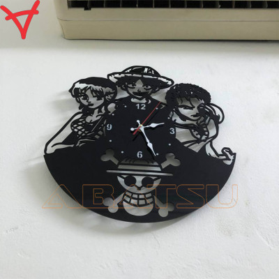 Đồng Hồ Treo Tường Abatsu Trang Trí One Piece – Biểu Tượng Hoàn Hảo Dành Cho Fan Mũ Rơm!