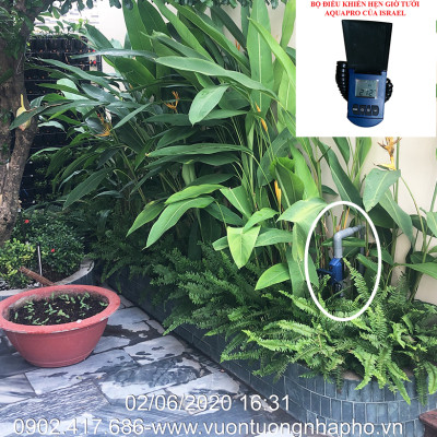 Bộ Hẹn Giờ Tưới Cây Tự Động nhập khẩu Israel dùng pin Hiệu Aquapro nhỏ gọn và tiết kiệm thời gian tưới hàng ngày (Van điều khiển tưới cây tự động)