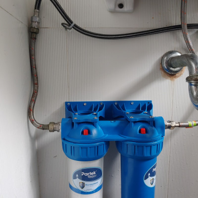 Bộ lọc nước sinh hoạt nhiễm phèn Partek series P1020-2PRS-H cao cấp - hàng chính hãng