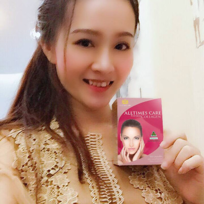 [TẶNG 1 LY SỨ] Thực phẩm bảo vệ sức khỏe hỗ trợ làm chậm quá trình lão hóa da ALLTIMES CARE PLATINUM COLLAGEN - Hộp 60 viên