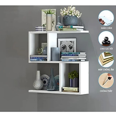 Kệ Gỗ Treo Tường 3 Tầng Tundo CTKT36 KT 80/58 x 55 x 15cm