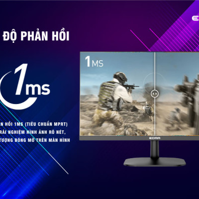 Màn hình máy tính gaming E-Dra EGM24F100P 24 inch FullHD 100hz - Hàng chính hãng