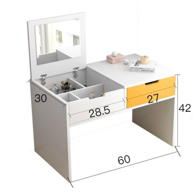 Bàn trang điểm thông minh gương gập dành cho những cô nàng bận rộn ( mẫu bệt)