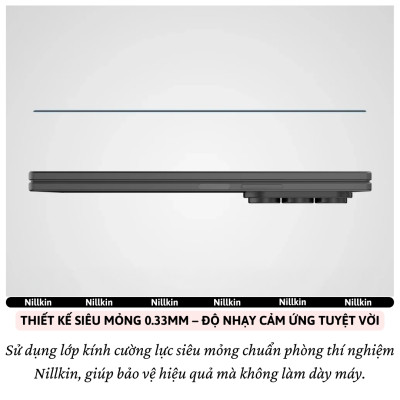 Miếng dán kính cường lực màn hình chống vỡ cạnh cho Samsung Galaxy Fold 6 / Fold 7 5G hiệu Nillkin CP+ Pro - Phủ Nano, vát cạnh 2.5D, mỏng 0.33mm, Chống Lóa, Hạn Chế Vân Tay - Hàng nhập khẩu