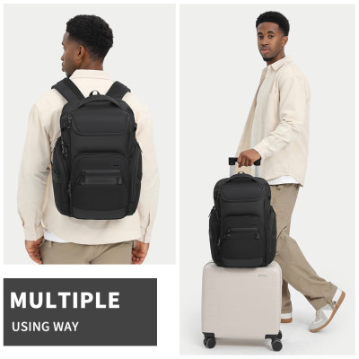 Ba lô thời trang OZUKO Nam Máy tính xách tay đa chức năng Chống nước Du lịch ngoài trời Ba lô kinh doanh