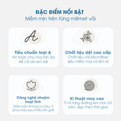 Mền tuyết NIN House - Dark Blue siêu mềm mịn nhiều kích cỡ 1m3x2m, 1m6x2m tuyết nhung ấm áp
