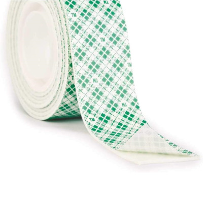 Băng keo siêu dính 2 mặt màu trắng khổ 19mm Scotch 3M SB-BK110 - Cường lực, thẩm mỹ, dán trong nhà, logo, móc treo đồ