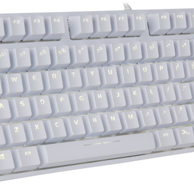 Bàn Phím Cơ Gaming Dareu EK87 White - Hàng Chính Hãng