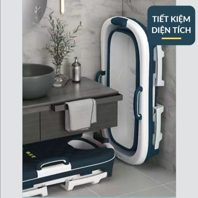Bồn Tắm Gấp Gọn Đa Năng Legaxi, Dùng cho Trẻ Em, Người Lớn, Làm Bằng Chất Liệu PP và PTE Size 112cm