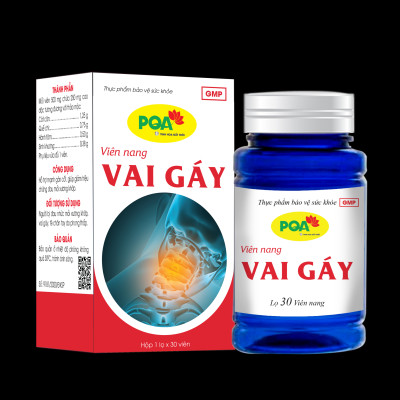 PQA Viên nang Vai Gáy là dược phẩm thảo dược hỗ trợ mạnh gân cốt, hạn chế triệu chứng đau mỏi xương khớp cho người bị đau nhức mỏi xương khớp, vai gáy, tê chân tay do phong thấp.
