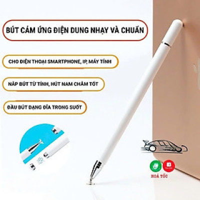 Bút Cảm Ứng Dành Cho Điện Thoại Ipad Máy Tính Bảng - Hàng Nhập Khẩu (Tặng Đầu Cảm Ứng Thay Thế)