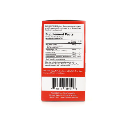 Liver Detox Olympian Labs – Bổ Gan, Tăng Cường Chức Năng Gan - Chai 60 viên