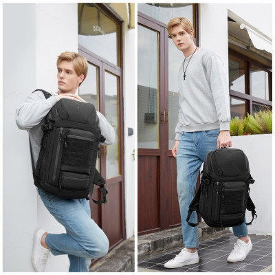 Ba lô dung tích lớn OZUKO Túi du lịch ngoài trời chống nước thời trang