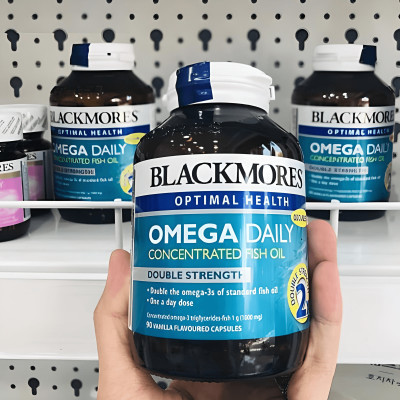 Viên uống Blackmores Omega Double High Strength Fish Oil hỗ trợ tim mạch (90 viên) - Hàng chính hãng