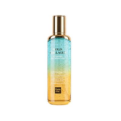 Tinh chất collagen và vàng 24K _ Farmstay Gold Collagen Nourishing 2-in-1 Serum Toner
