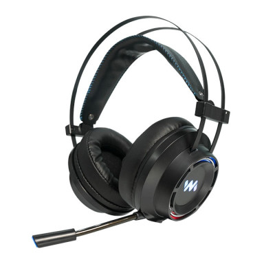 Tai Nghe Chụp Tai Chuyên Game Wangming 9800 Âm Thanh 7.1 - Led Đẹp - Jack Cắm USB - Hàng Chính Hãng