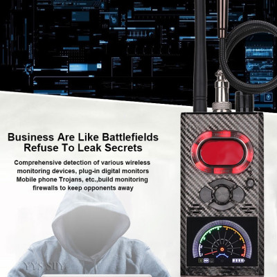 ROGTZ - Máy Dò Phát Hiện Camera, GPS, Máy Ghi Âm K99 Phát hiện đa dạng Camera GPS Máy Ghi Âm Sóng Tín Hiệu 5 Chế Độ Linh Hoạt Phạm Vi Dò Rộng 0,1-10m Chống Nghe Trộm Đèn Hồng Ngoại Nhỏ Gọn Tiện Lợi Bảo Mật Toàn Diện An Toàn Tuyệt Đối - Hàng Chính Hãng