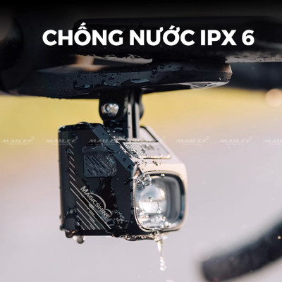 Đèn Xe Đạp Cao Cấp Magic CBL-1600 lumens, pin dung lượng 4000 mAh, tối đa 11h sáng, có chế độ cos/ pha cắt sáng tránh chói, đi kèm giá đỡ và remote (full đủ phụ kiện) - Mai Lee