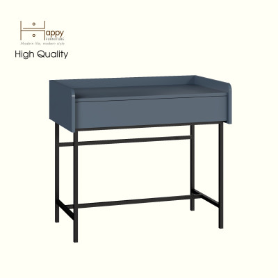 [Happy Home Furniture] LAVIA, Bàn trang điểm 1 ngăn kéo - chân sắt, 90cm x 50cm x 80cm ( DxRxC), BAN_085