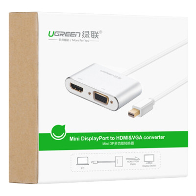 Cáp Mini DisplayPort To HDMI + VGA Ugreen (20421) - Hàng chính hãng