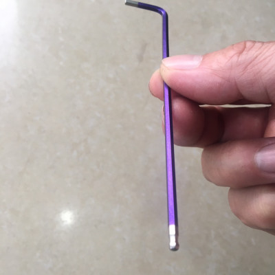 Lục giác màu 2.5 mm chữ L đầu bi dài TLC-2.5 Eight Nhật vặn ốc chìm tuổi thọ dài