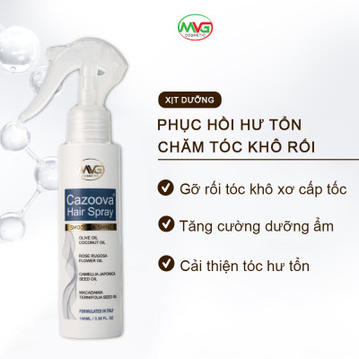 Xịt dưỡng tóc phục hồi hư tổn hương nước hoa Cazoova Hair Spray 100ml