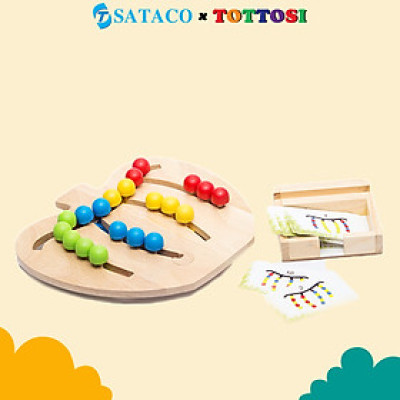 Táo dò đường đồ chơi luyện tập quan sát, trí tuệ cho trẻ nhỏ, đồ chơi dành cho bé 3 tuổi trở lên.