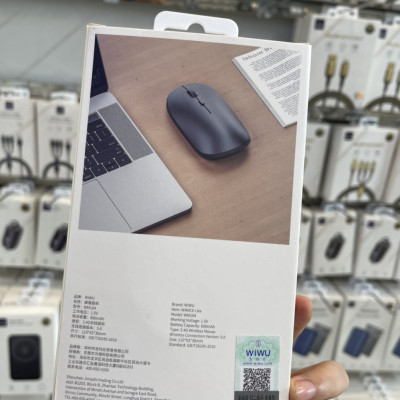 Chuột WiWU Wireless Dual Mode Mouse WM104 Dành Cho Các Thiết Bị Có Bluetooth Có Chân Sạc Type-C - Hàng Chính Hãng