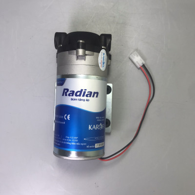 Bơm tăng áp 24V Radian Karofi dùng cho máy lọc nước RO, dàn phun sương - Hàng chính hãng