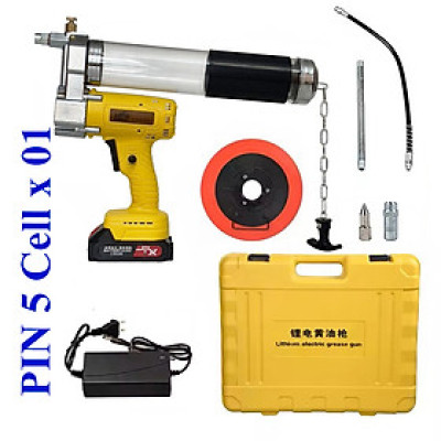 Máy Bơm Mỡ Dùng Pin Suoli SL-LD-A001 – Súng Bơm Mỡ Lithium Không Dây, Áp Lực Cao