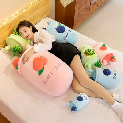 Thú bông trà sữa trái cây Sweet love siêu dễ thương hàng cao cấp (25cm--->70cm) Gối ôm ly trà sữa trái cây mềm mịn êm ái hot trend