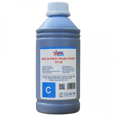 Bộ 6 Màu Mực in phun Thuận Phong TP50 (1L) dùng cho tất cả các dòng máy in phun Epson, HP, Canon - Hàng Chính Hãng