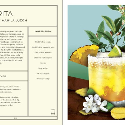 Sách - Dragtails - Fierce Cocktails Inspired by Drag Royalty by Greg Bailey (UK edition, Hardcover)