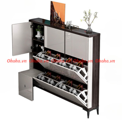 Tủ giày thông minh siêu mỏng cao cấp Ohaha - TGCC018