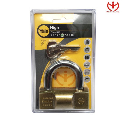 Ổ khóa Yale dòng YE2 thân đồng chìa răng - MSOFT
