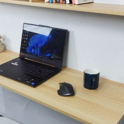 Combo Kệ Sách Và Bàn Làm Việc Gấp Gọn Treo Tường, Màu Vân Gỗ Juno Sofa CTBST20 KT 120 x 82 x 20cm