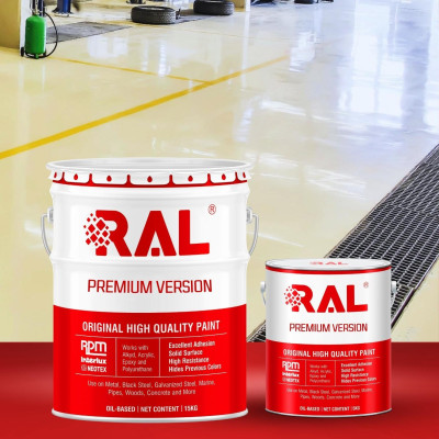 Sơn sàn kháng hóa chất (trung gian) RAL RAFLOOR ANTI-CHEM MIO - 5KG