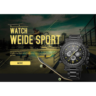 Đồng hồ điện tử kỹ thuật số WEIDE WH6305  Hiển thị thời gian chống thấm nước 3ATM