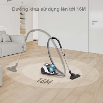 HÀNG NHẬP KHẨU - Máy hút bụi không túi Philips XB2023/81, Serial 2000, công suất 1500W