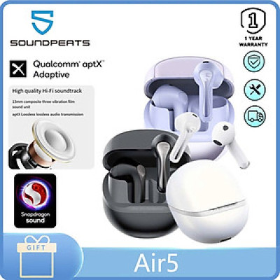 Tai Nghe True Wireless SoundPEATS Air5 Aptx Adaptive Lossless Bluetooth 5.4 - Hàng Chính Hãng