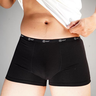 Combo 4 quần lót nam Boxer sợi cạp 1cm sợi tre tự nhiên mềm mịn thấm hút mồ hôi, co giãn 4 chiều MRM Manlywear - Màu ngẫu nhiên