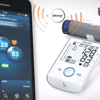 Máy Đo Huyết Áp Công Nghệ Bluetooth Pin Khô Beurer BM85