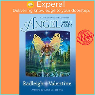 Sách - Angel Tarot Cards : A 78-Card Deck and Guidebook by Radleigh Valentine (US edition, paperback)