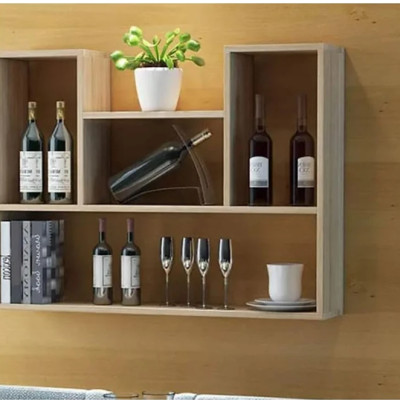 Kệ Giá Sách Treo Tường Sáng Tạo Với Kết Cấu Giấu Chân Chắc Chắn Tundo CTKT182 KT 62cm x 90cm x 15cm