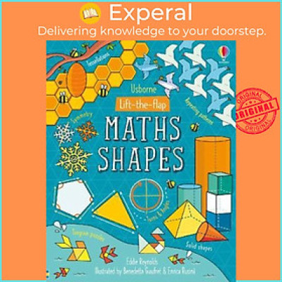 Sách - Lift-the-Flap Maths Shapes by Eddie Reynolds - (UK Edition, paperback)