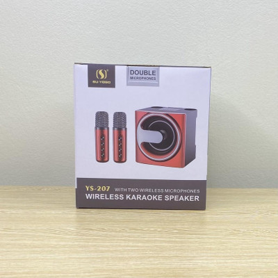 Loa Karaoke Bluetooth YS-207 Kèm 2 Micro Không Dây ( Hàng Chính Hãng )